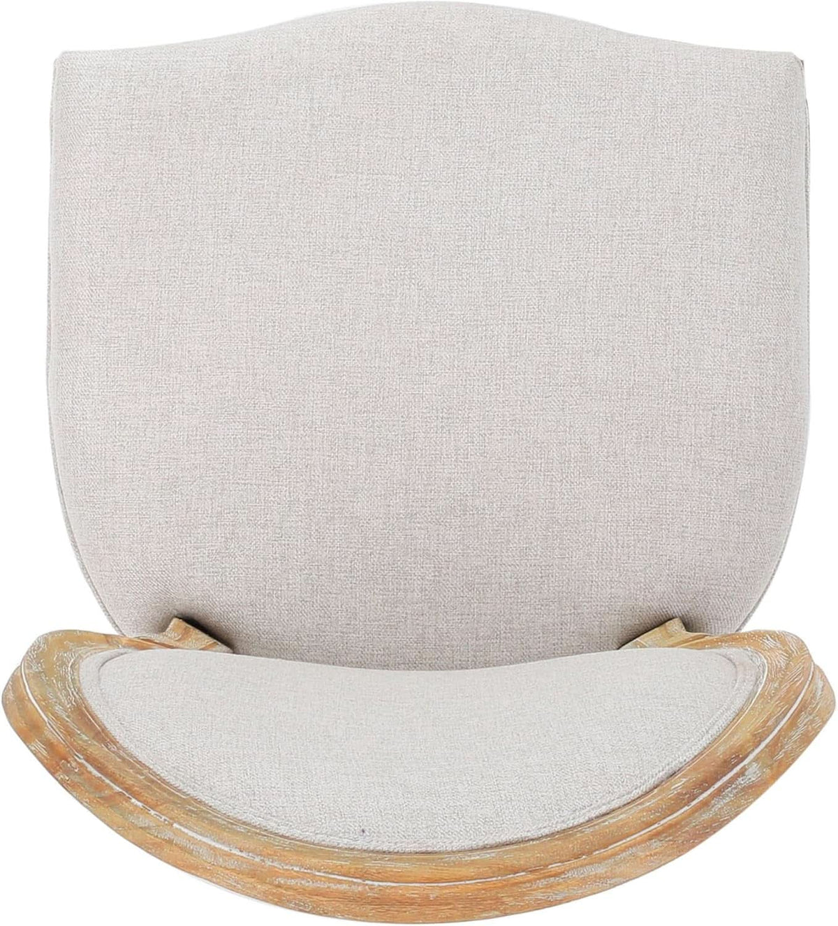 Phinnaeus Beige Polyester Fabric Dining Chairs Set Of 2