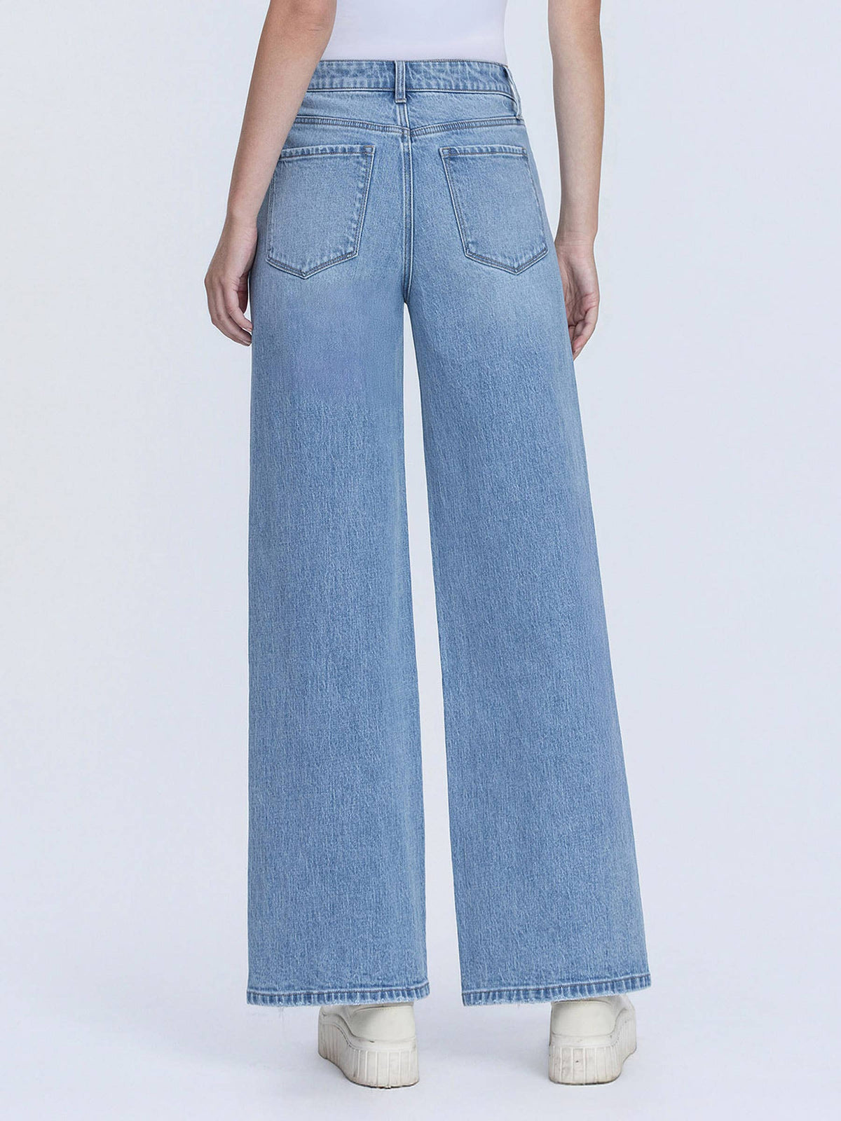 Rosalee High Rise Wide Leg Jeans