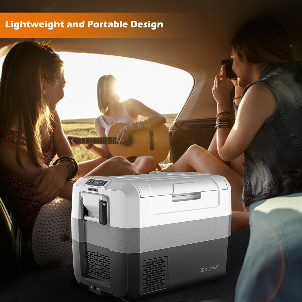 70 Quart Portable Electric Car Camping Cooler