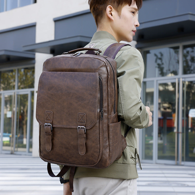 Outdoor Waterproof Leisure Commuter Trendy Men's Backpack