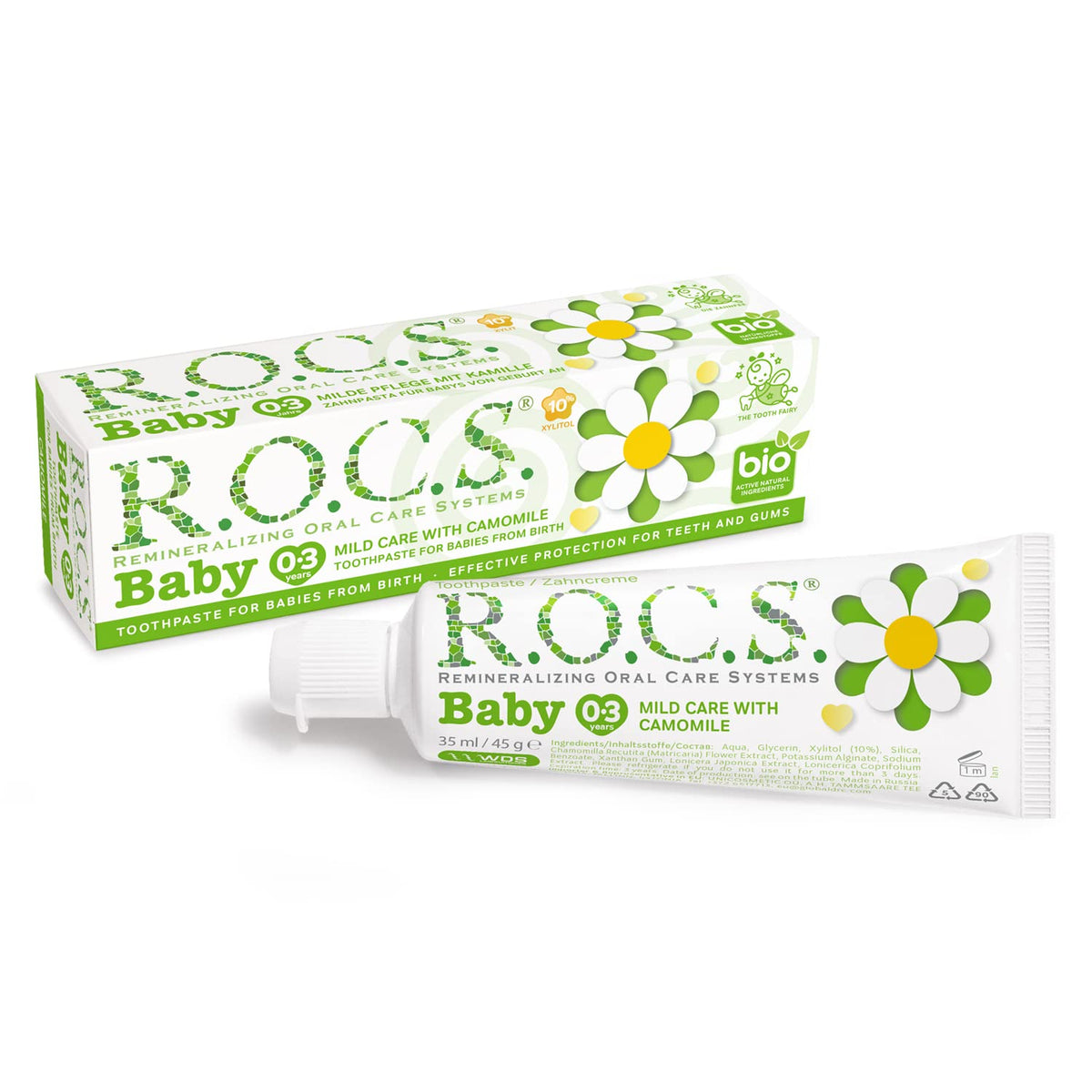 R.O.C.S Baby Toothpaste - Chamomile Extract | 35ml