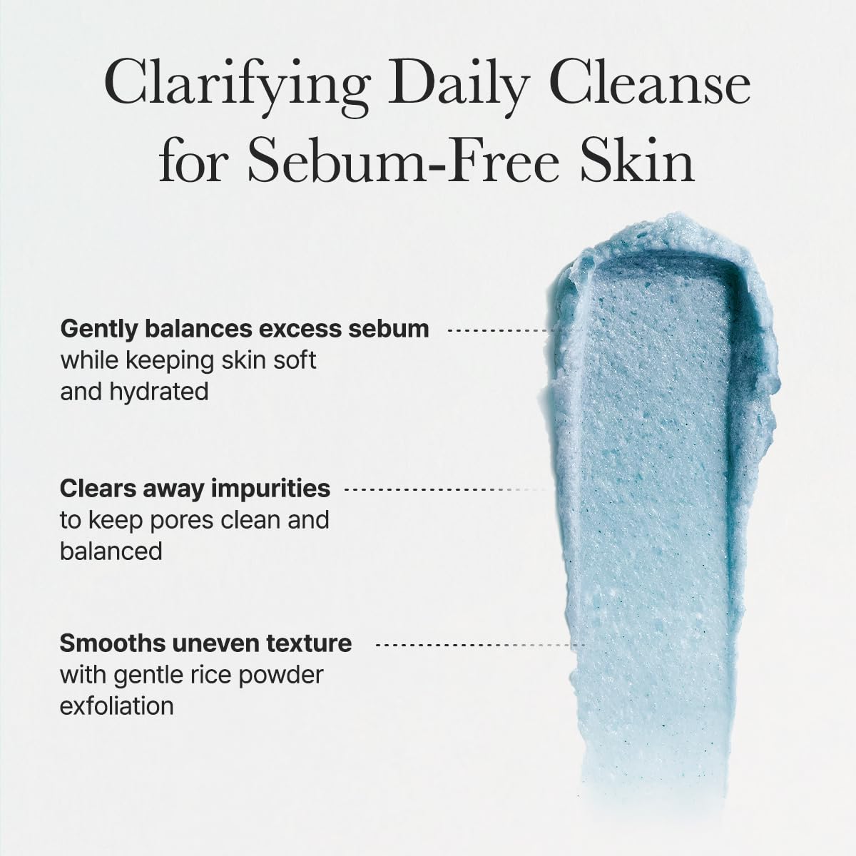 Arencia Fresh Blue Hyssop Rice Mochi Cleanser