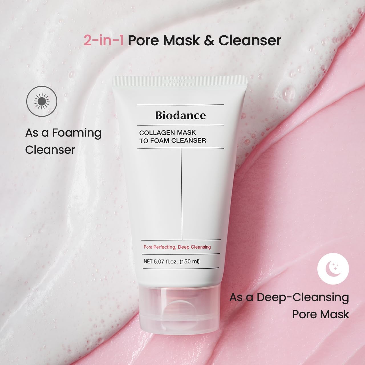 Biodance Collagen Mask To Foam Cleanser