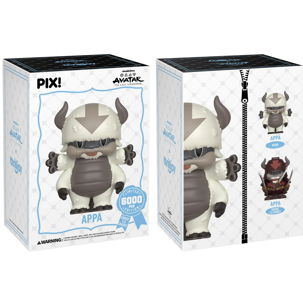 [Thrilljoy] Avatar The Last Airbender - Appa LE6000 PIX Vinyl Figure (1 in 6 Chance at Chase)
