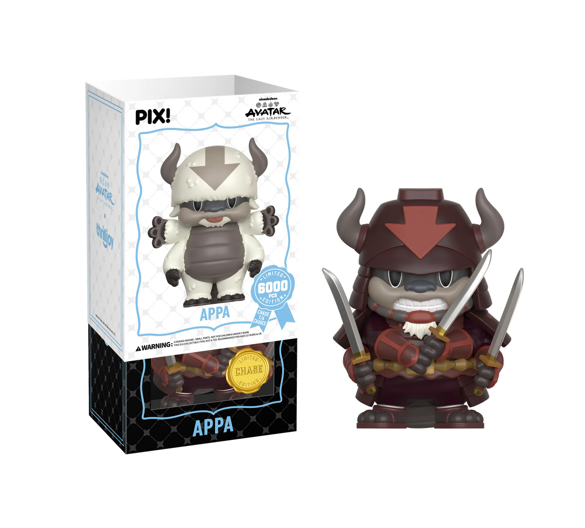 [Thrilljoy] Avatar The Last Airbender - Appa LE6000 PIX Vinyl Figure (1 in 6 Chance at Chase)