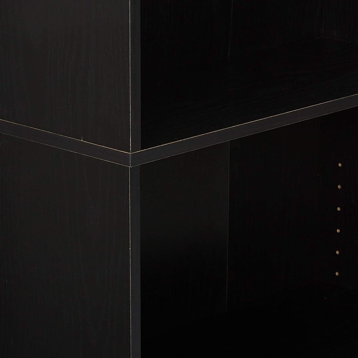 Jaya Black 5 Tier Bookcase For Home Office Storage