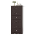 6 Drawers Chest Dresser Clothes Storage Bedroom Furniture Cabinet