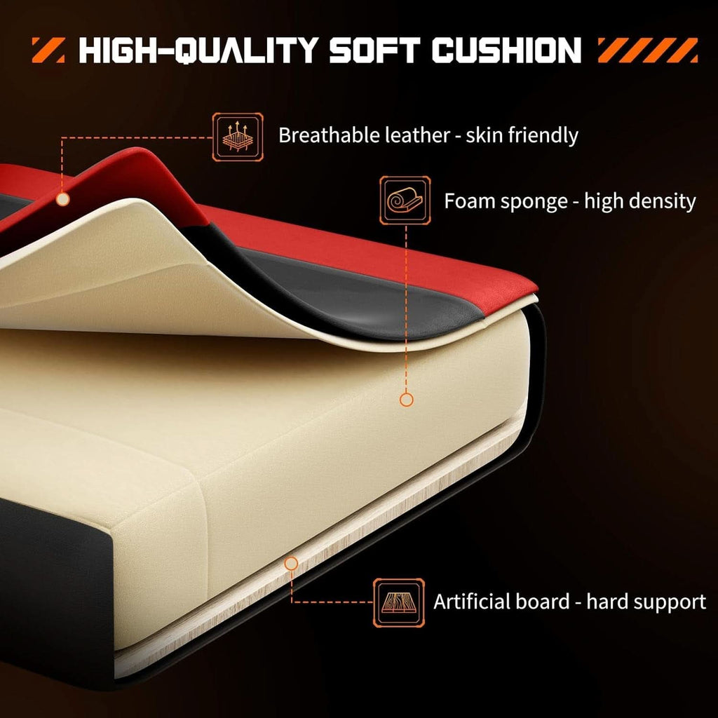 Ergonomic Gaming Desk Chair With Footrest And Headrest