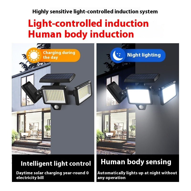 Outdoor Solar Wall Lamp Intelligent Induction