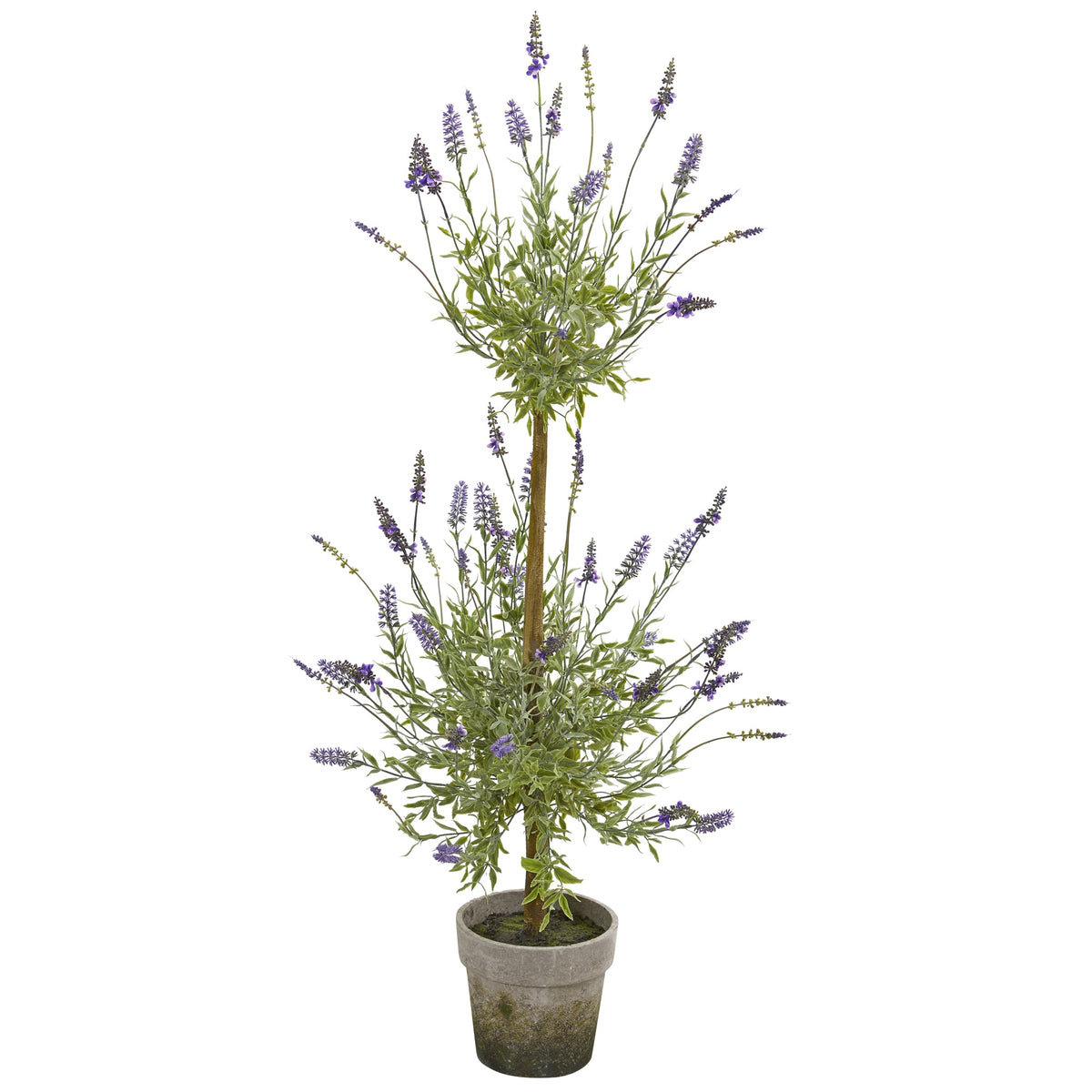 34"  Lavander Topiary Artificial Tree