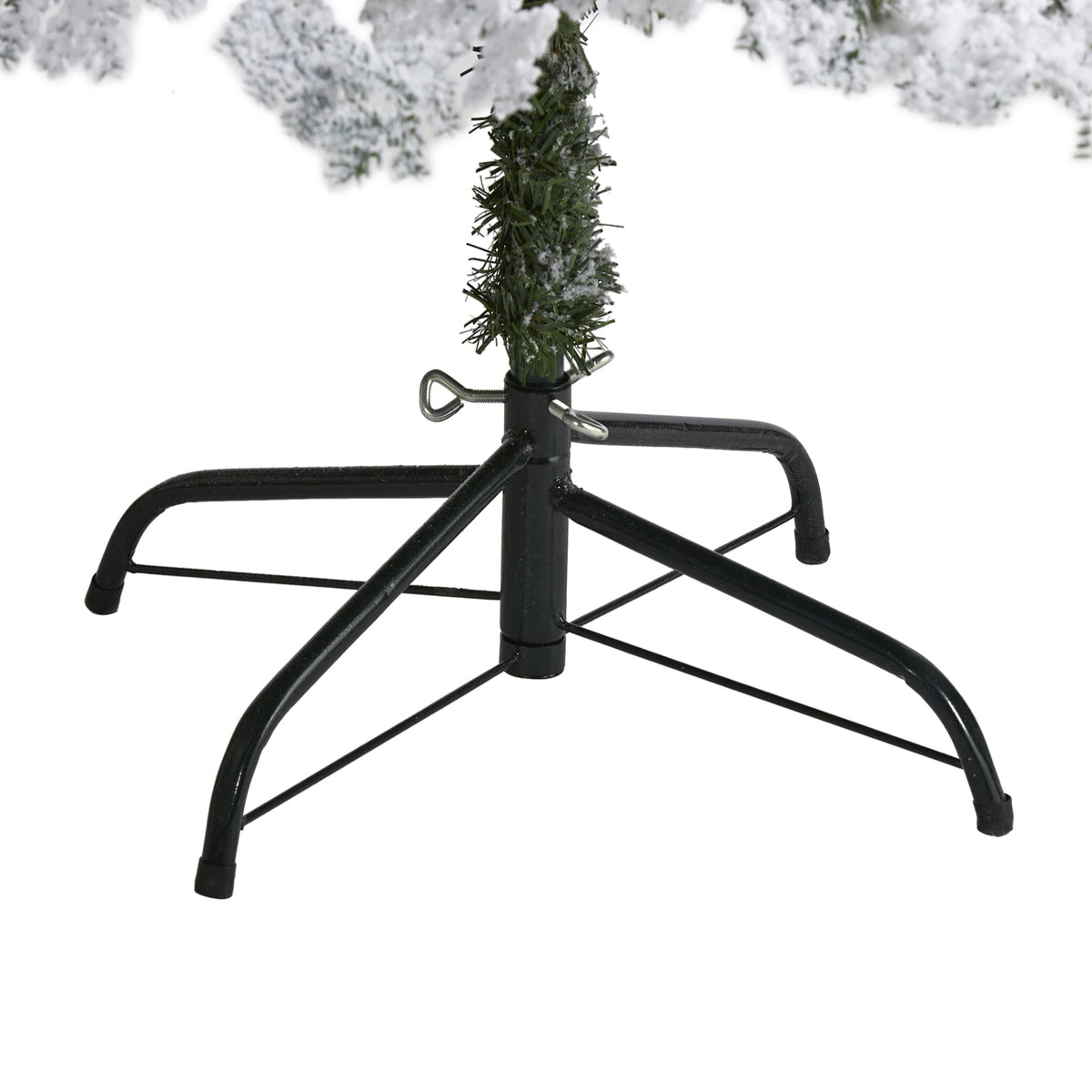 6' Flocked Montana Down Swept Spruce Artificial Christmas Tree