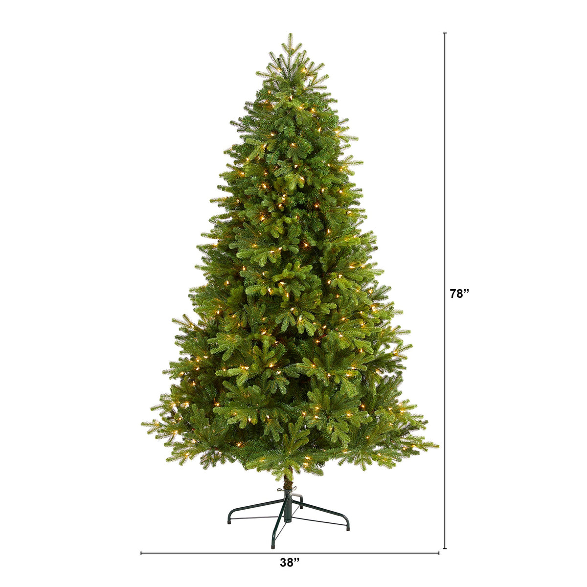6.5' Washington Fir Artificial Christmas Tree with 400 Clear Lights