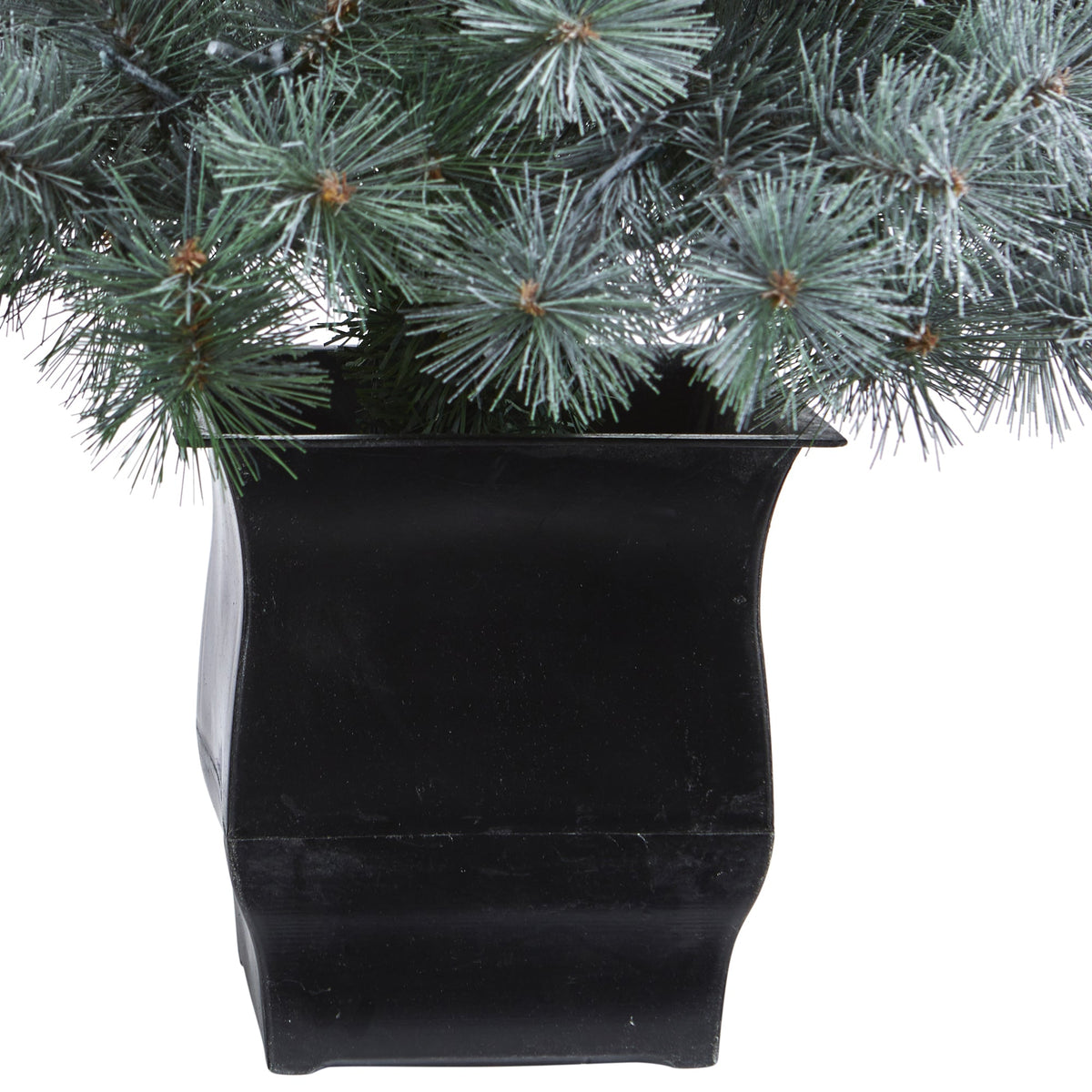 4' Snowy Mountain Pine Artificial Christmas Tree w 150 LED Lights
