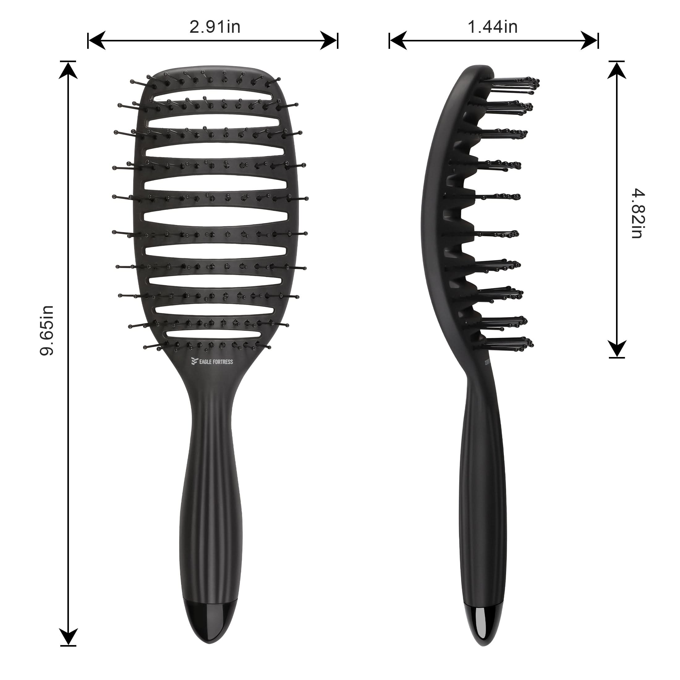 Eagle Fortress Anti-Static Curved Vented Hair Brush