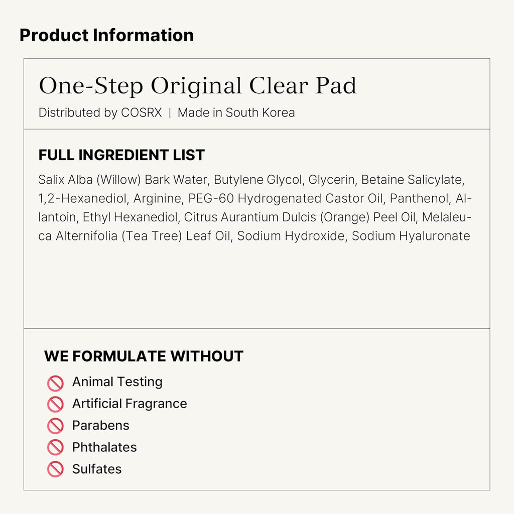 Cosrx Original Clear Pad
