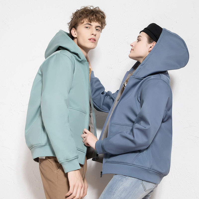 Women's Outdoor Waterproof And Windproof Fleece Jacket