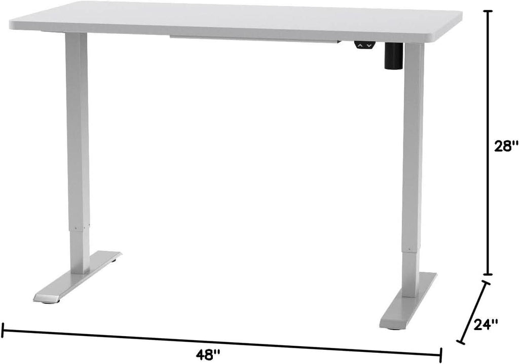 Electric Height Adjustable Standing Desk 48x24 Inches