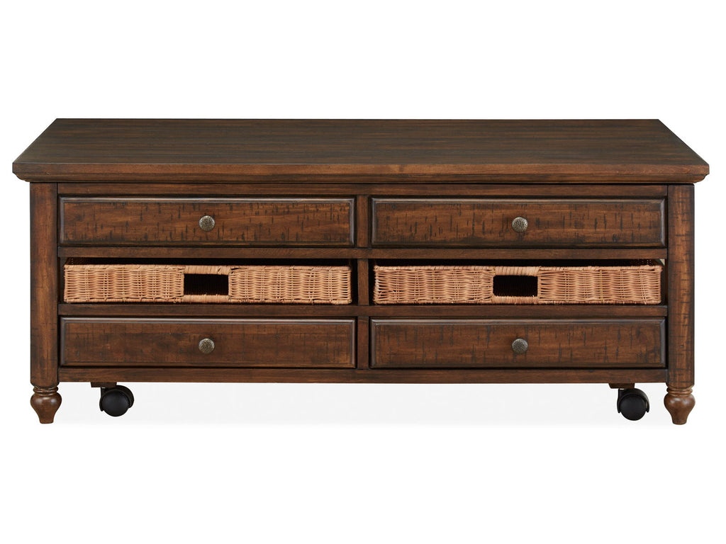 Cottage Lane - Wood Rectangular Lift-top Cocktail Table - Coffee