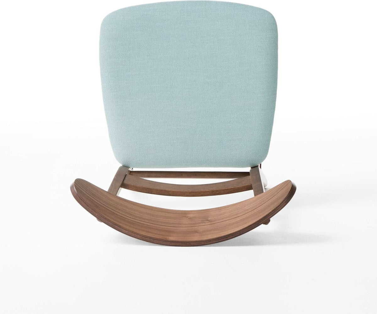 Mid Century Modern Dining Chairs Set Of 4 Mint Upholstery Walnut