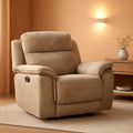 Durapella Power Recliner With Adjustable Headrest Beige