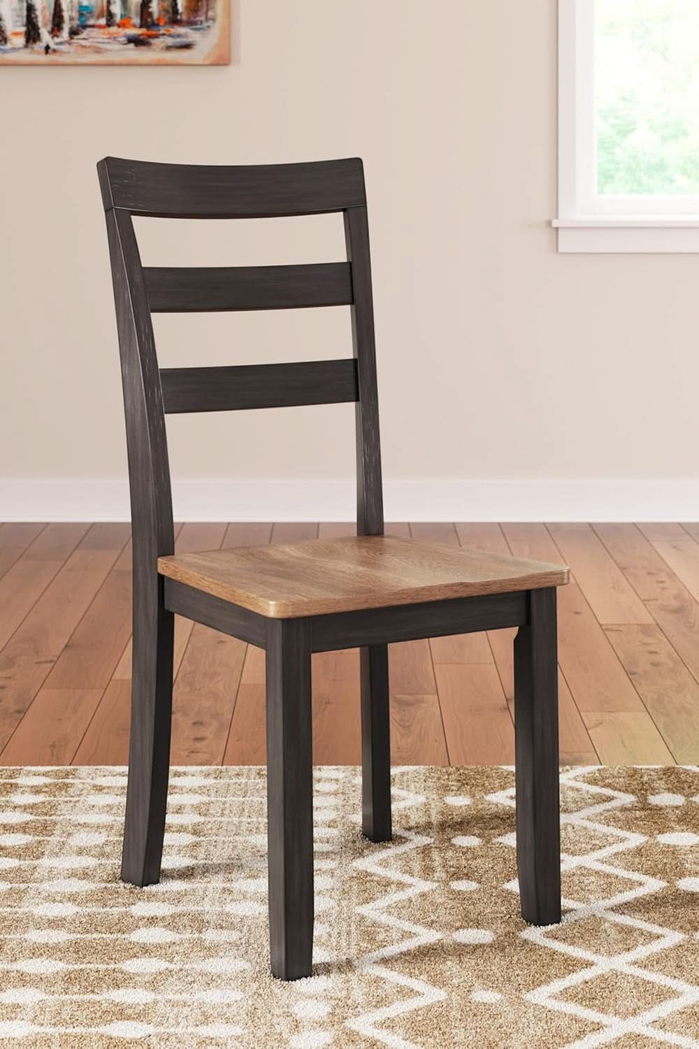 Gesthaven Solid Wood Dining Chair Set of 2 Natural Brown