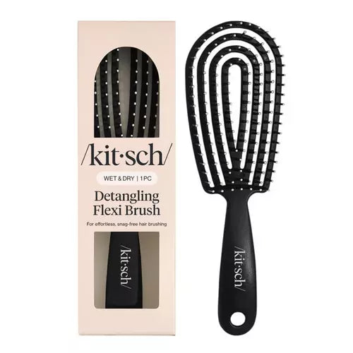 Kitsch Detangling Flexi Brush Black - NEW