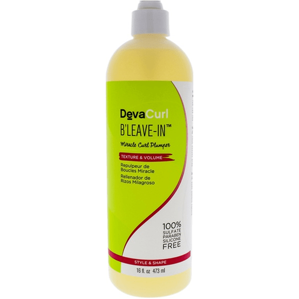 DevaCurl B'leave-in Miracle Curl Plumper Boost Volumizer 16 Oz