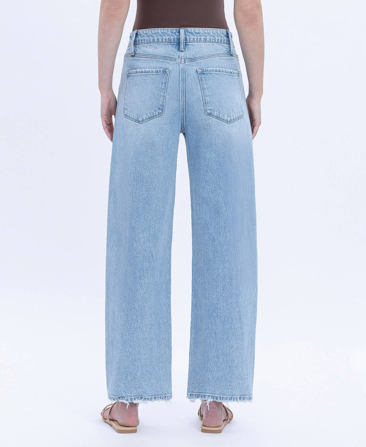 Brylee High Rise Crop Barrel Jean