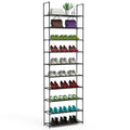 10-Tier Shoe Rack Organizer for Hallways and Closets