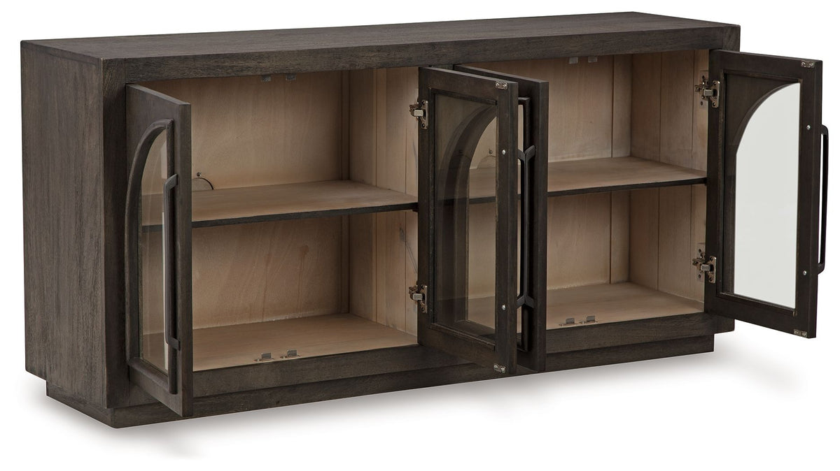 Dreley - Accent Cabinet - Grayish Brown