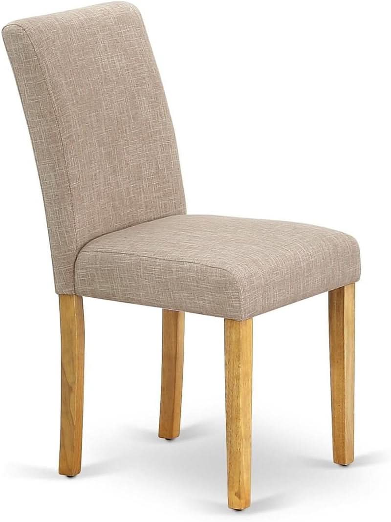 Abbott Parson Dining Chairs Light Tan Linen Set of 2