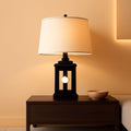 Retro Black Table Lamps Set With Touch Control And USB Ports