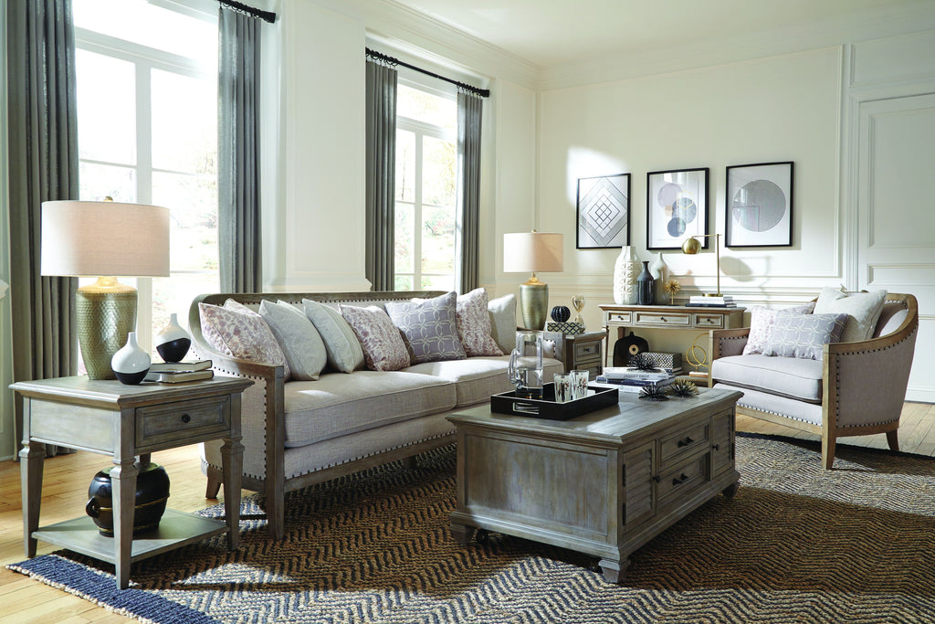 Lancaster - Rectangular Sofa Table - Dove Tail Gray