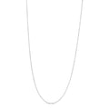 .925 Sterling Silver 0.7mm Slim and Dainty Unisex 18" Inch Ball Bead Chain Necklace