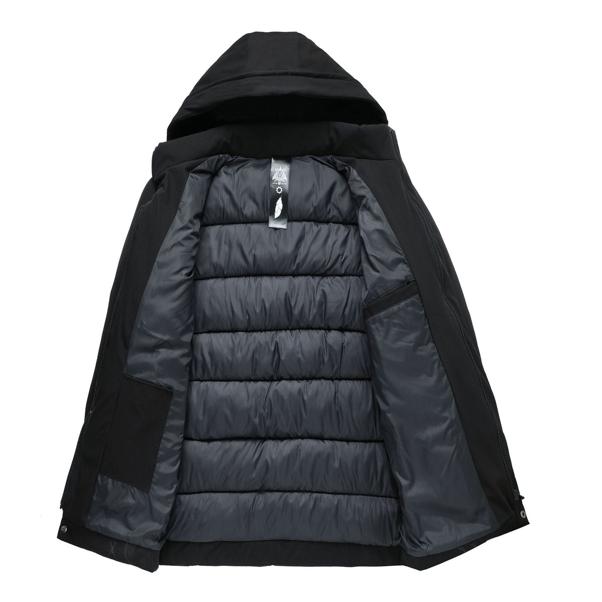 Thickened Mid-length Casual Warm Cotton Men's Jacket