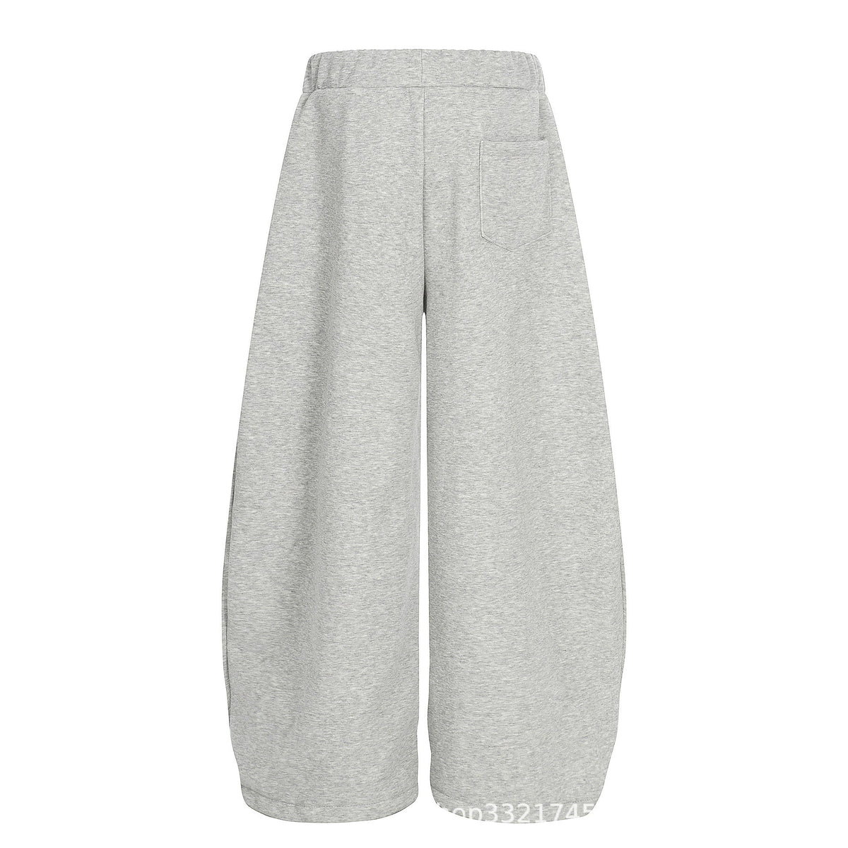 Starry Embroidery Fleece Lined Casual Pants For Women Loose Fit Trousers
