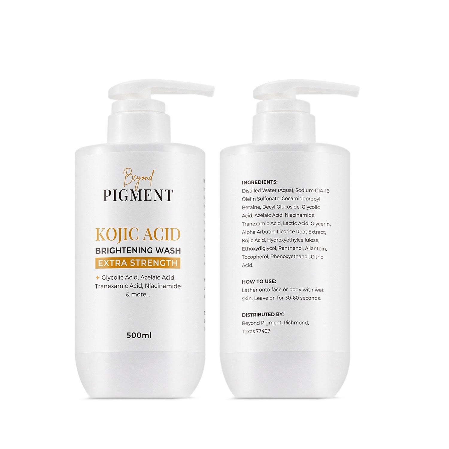 Kojic Acid Brightening Wash – Extra Strength