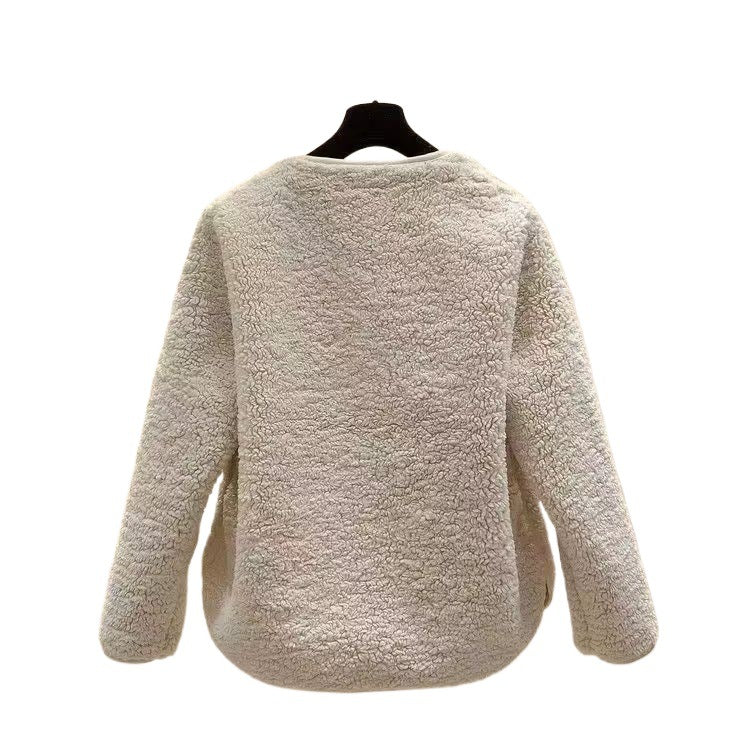 Simple And Elegant Loose And Stylish Long-sleeved Top