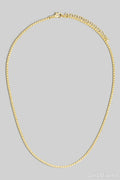 Gold Dipped Spiral Chain Necklace