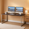 55-Inch Espresso Computer Desk For Office 24-Inch Depth