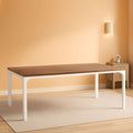 78 Inch Rustic Wood Dining Table Rectangular For Kitchen