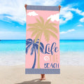 Quick-drying Microfiber Beach Bath Towel Double-sided Velvet