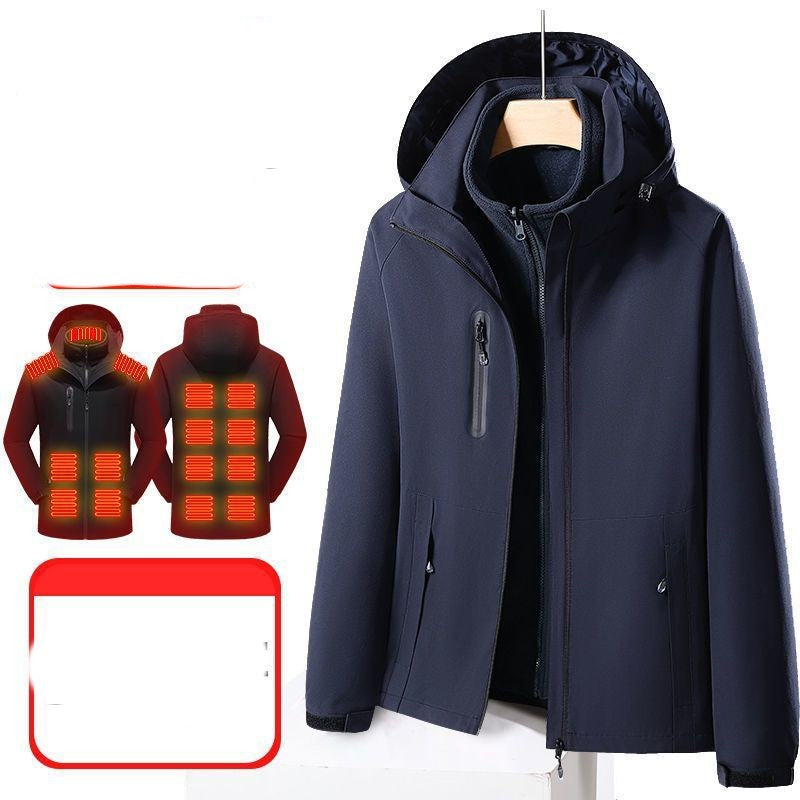 Smart Electric Heating Shell Jacket Three-in-one