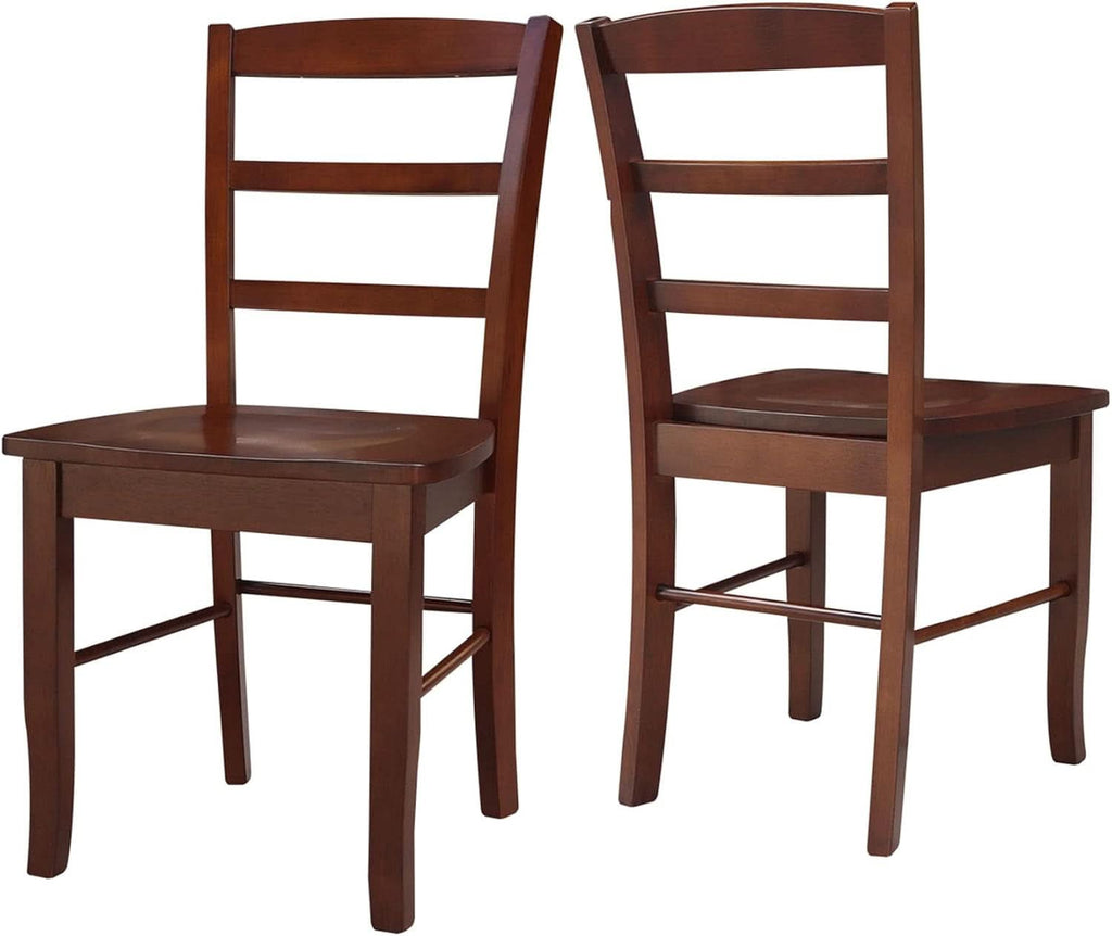 International Concepts Madrid Ladder Back Chair Espresso