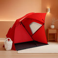 Premiere UPF 50 Plus Umbrella Shelter Weatherproof 8Ft Red