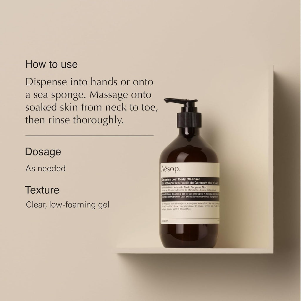 Aesop Geranium Leaf Body Cleanser 500 mL