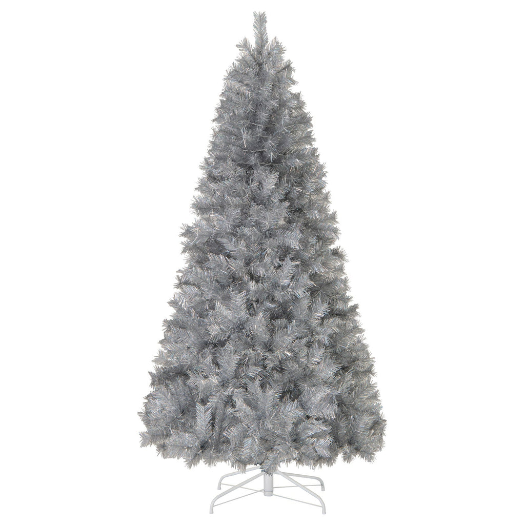 Artificial Xmas Tree with Branch Tips and Warm White LED Lights