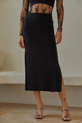 Que Sera Sera Skirt: Black