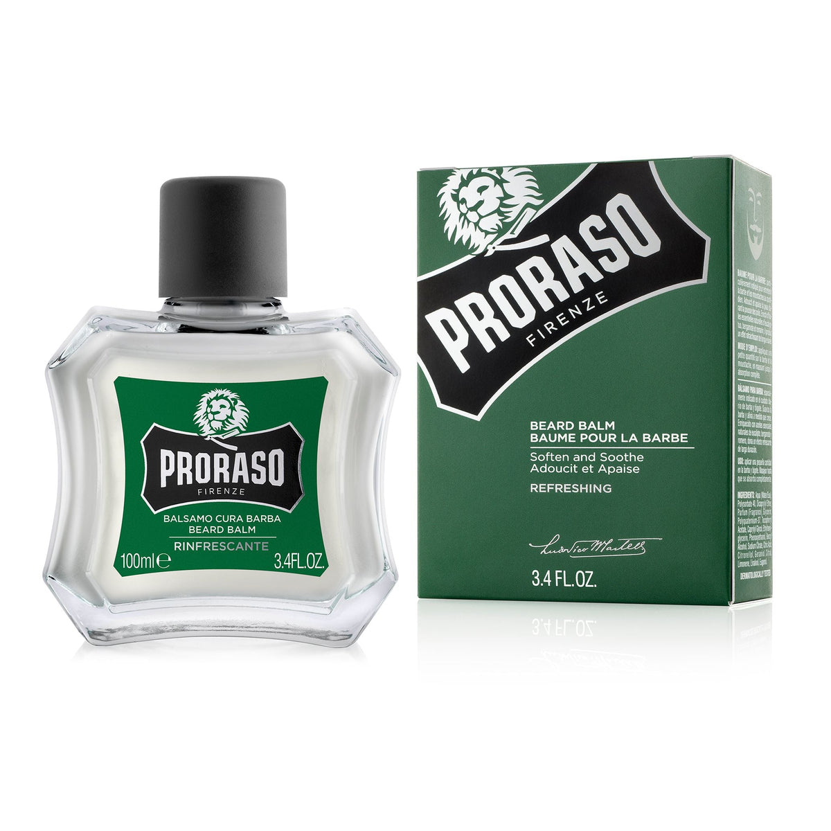 Proraso Eucalyptus Beard Balm Refreshing 3.4 Oz