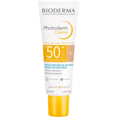 Bioderma Photoderm SPF50+ Sunscreen Cream - High Protection, Lightens Skin Tone, Non-Comedogenic